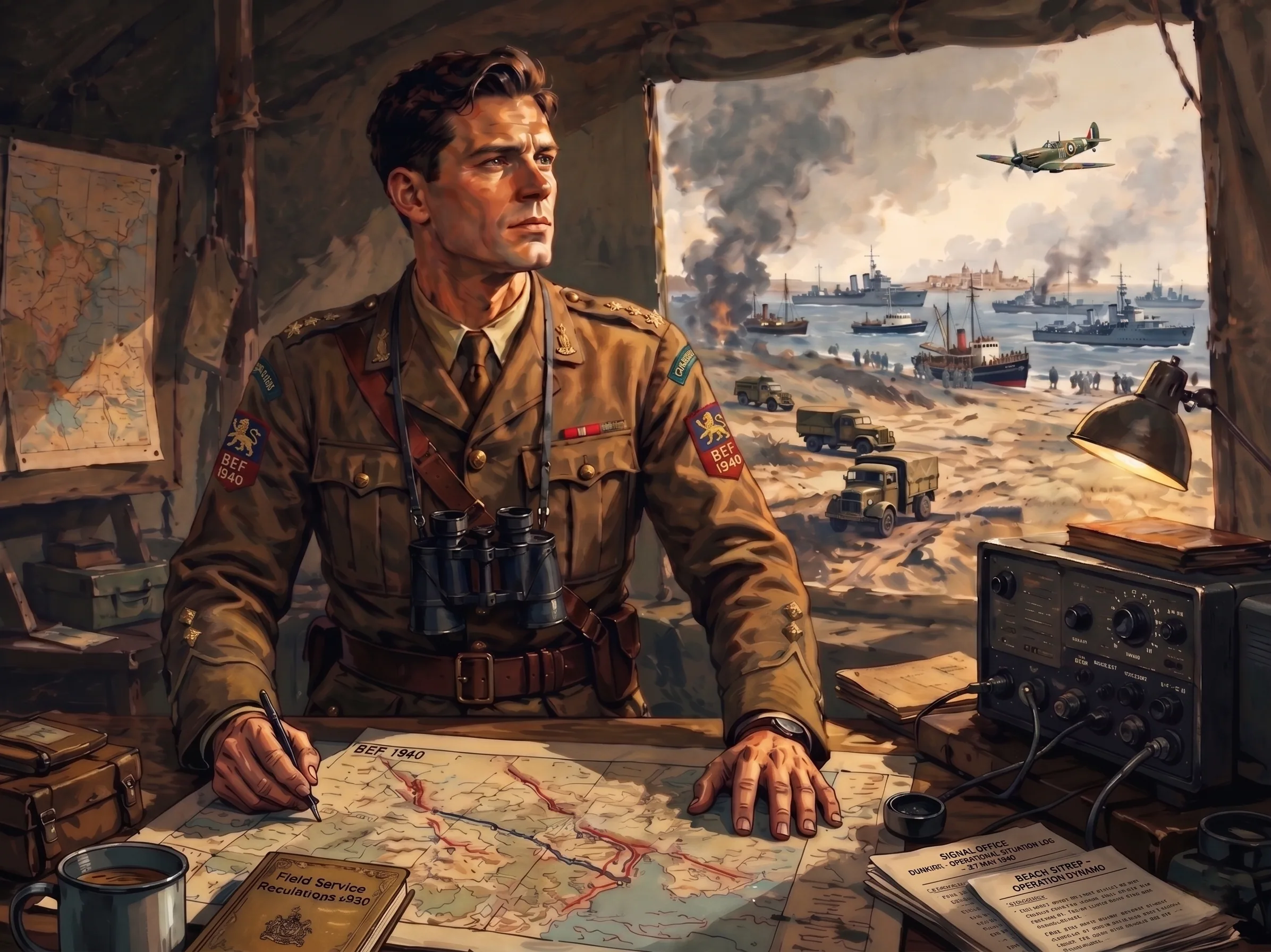 A junior officer at the start of a career arc